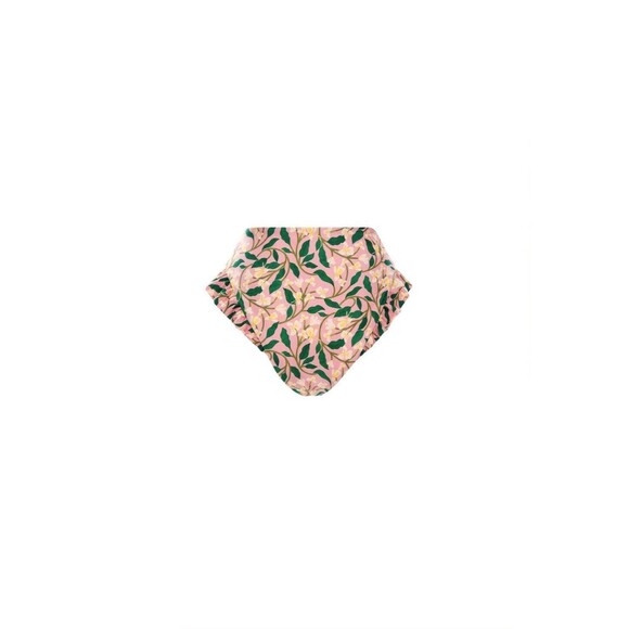 Agua By Agua Bendita Alegria Jengibre Dos Gardenias Rosa Bikini Bottom XL Floral - Picture 7 of 8
